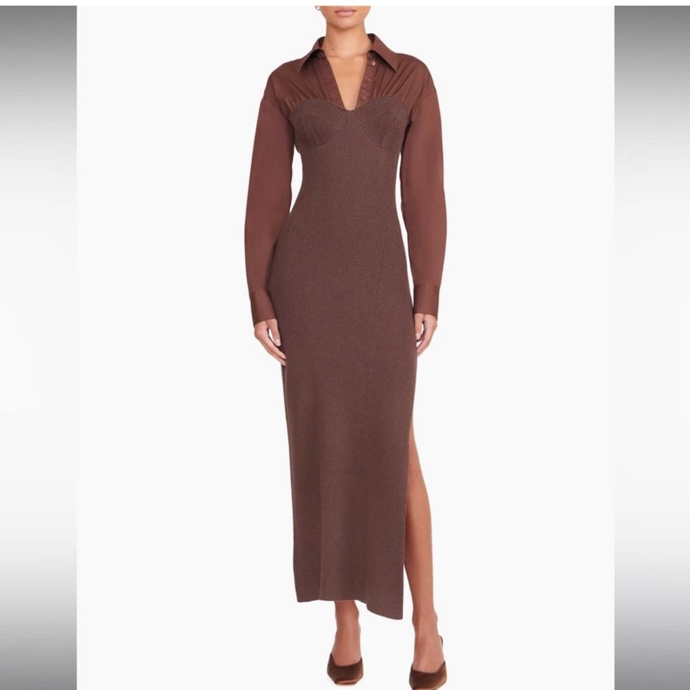 Staud Mixed Media sweater dress, never worn
